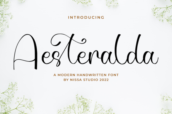 Aesteralda Font: Elevate Your Web Design with Script Typography
