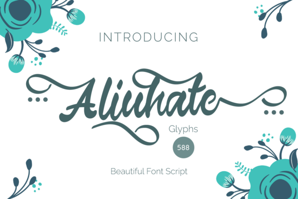 Aliuhate: A Romantic Script Font for Memorable Branding and Visuals