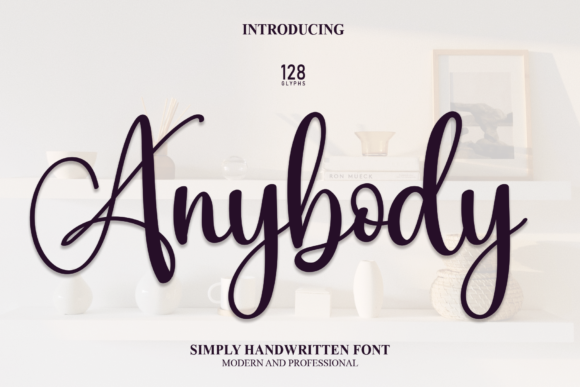 Anybody Font: A Handwritten Script for Crafters and Creators