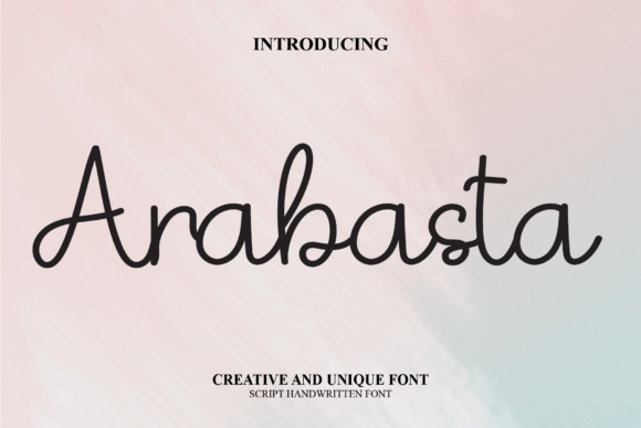 Arabasta Font: A Sweet Script for Creative Designers