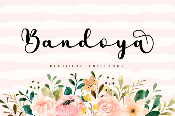 Bandoya Font: Romantic Typography for Stronger Campaigns