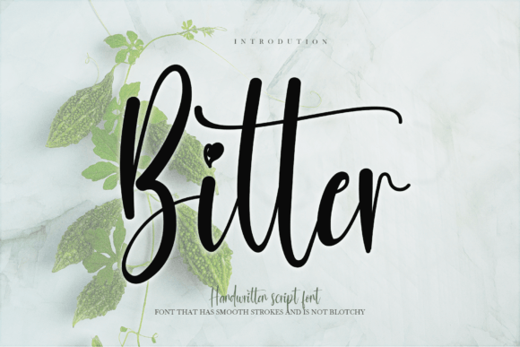 Bitter Font for Branding Projects with a Romantic Touch