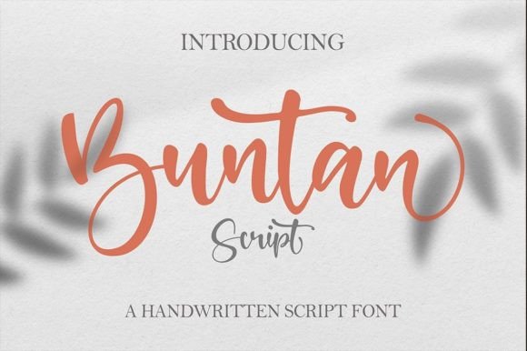 Buntan Script Font for Business Branding and Design