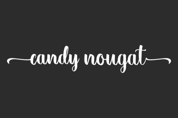 Candy Nougat: A Script Font That Elevates Editorial Design