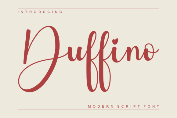 Duffino Font for Editorial Design and Creative Typography