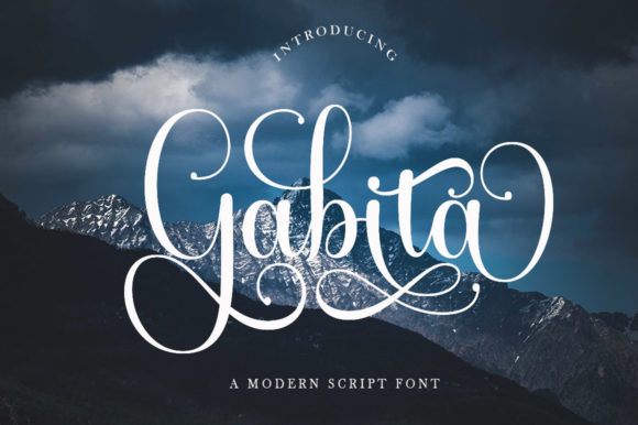 Gabita: A Sweet Script Font for Digital Branding