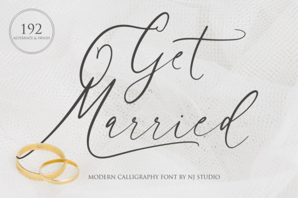 Get Married Font for Elegant Branding and Creative Projects