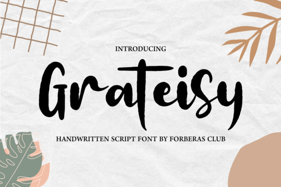 Grateisey Font: A Stylish Script for Stronger Branding and Visuals