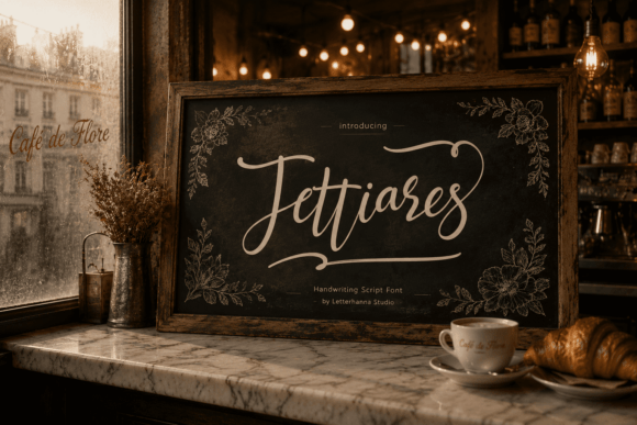 Jettiares: A Script Font for Thoughtful Designers