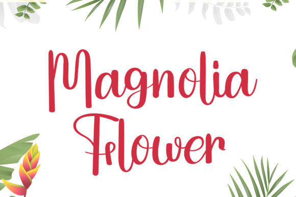 Magnolia Flower Font: Elevate Your Web Design with a Script Handwritten Typeface