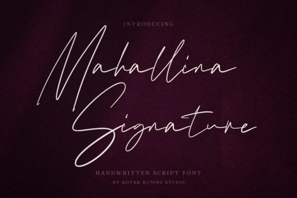 Mahallina Font for a Polished and Personal Brand