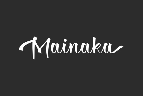 Mainaka Script Font for Modern Branding and Marketing