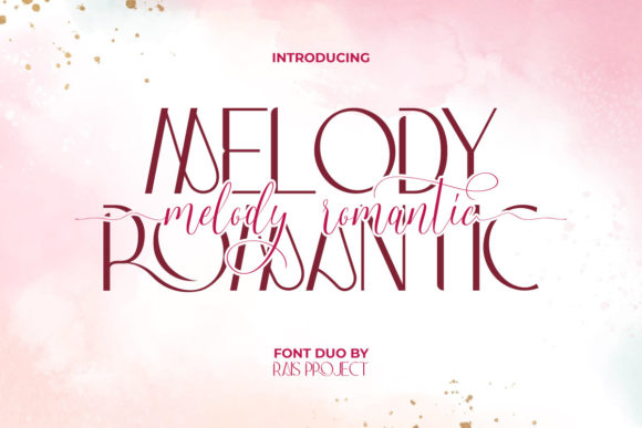 Melody Romantic Font: A Graceful Script for Craft and Commercial Use
