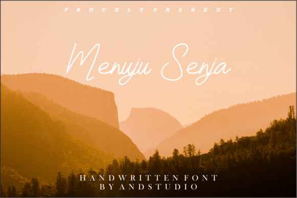 Menuju Senja: A Script Font for Timeless Branding