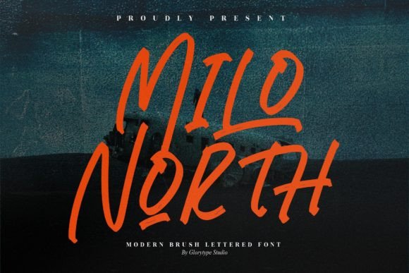 Milo North: A Modern Brush Lettered Font for Marketers