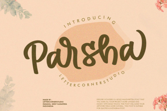 Parsha Font for Professional Branding and Creative Projects