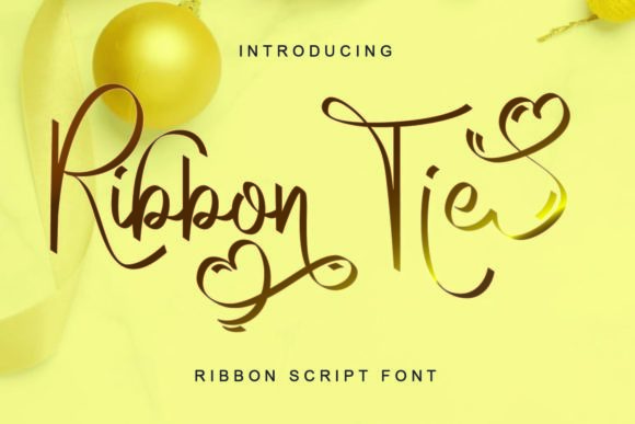 Ribbon Tie Font for High-Impact Digital Design