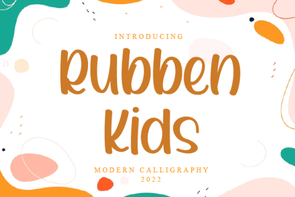 Rubben Kids Font for Editorial Design and Creative Projects