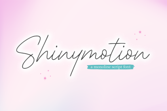 Shinymotion: A Chic Script Font for Editorial Design