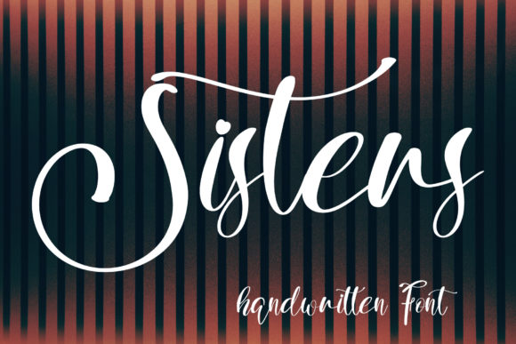 Sisters Script Font for Editorial Design