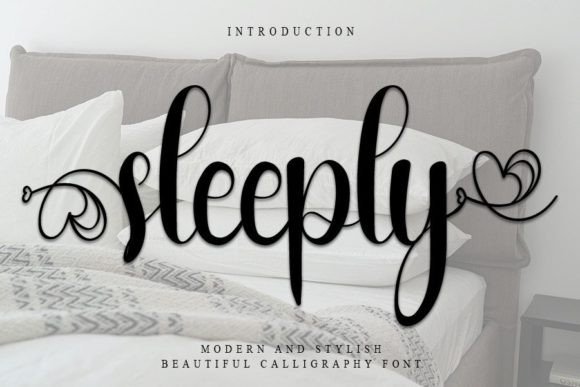 Sleek Typography with the Sleeply Script Font