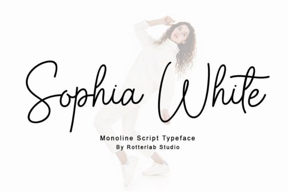 Sophia White Font for a Polished Brand Look