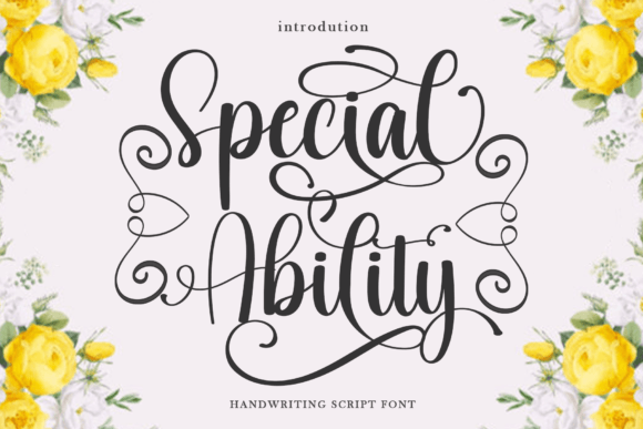 Special Ability Font: A Creative Typeface for Makers and Designers