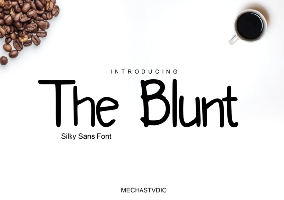 The Blunt Font: A Fresh Take on Classy, Modern Script Typography
