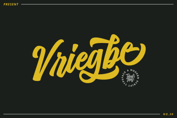 Vriegbe: A Premium Script Handwritten Font for Creative Projects
