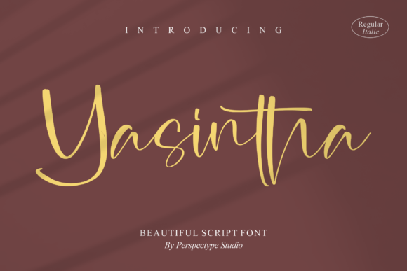 Yasintha Font: A Script Handwritten Typeface for Stronger Campaigns